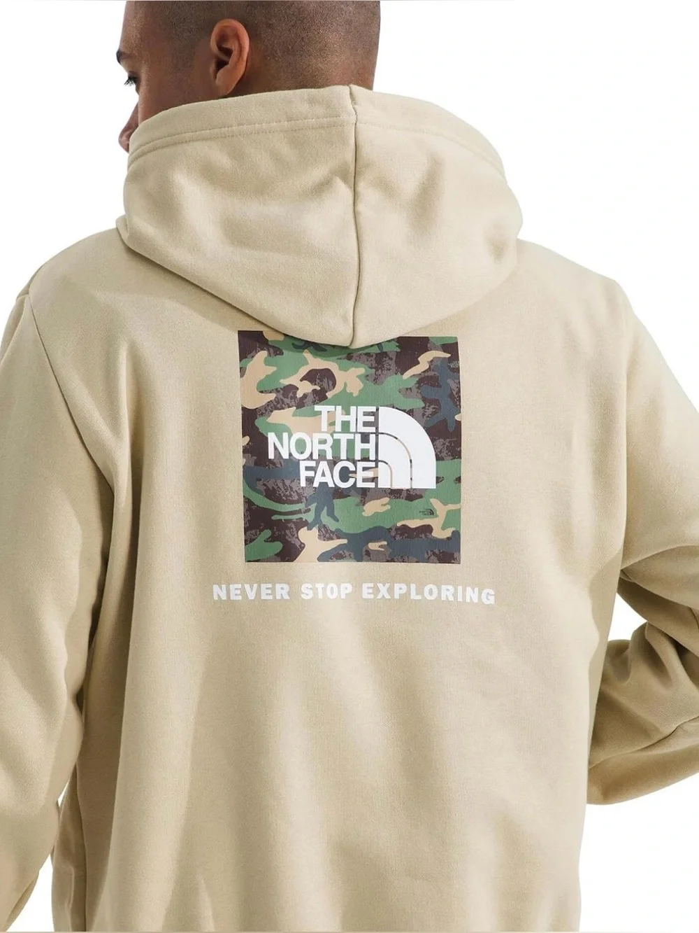 The North Face Men’s Pullover Hoodie in Beige